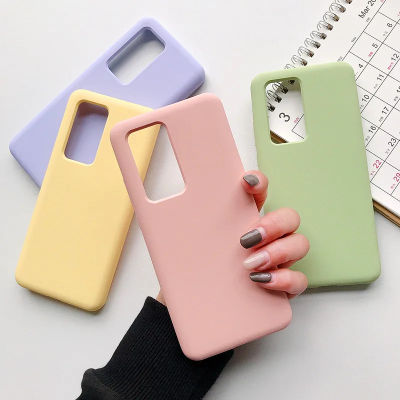 

Color Frosted Silicone Phone Case For SAMSUNG S21 S20 S10 S9 S8 PLUS ULTRA S20 FE S10E Matte Thin Soft Tpu Back Cover Cases, 10 color