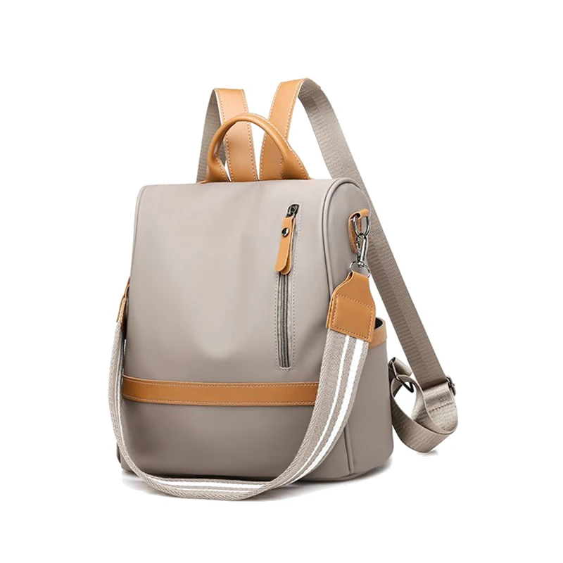 

New Arrives Fashion Backpack 2021 Waterproof Glosy Nylon backpack purse and custom logo for women backpack