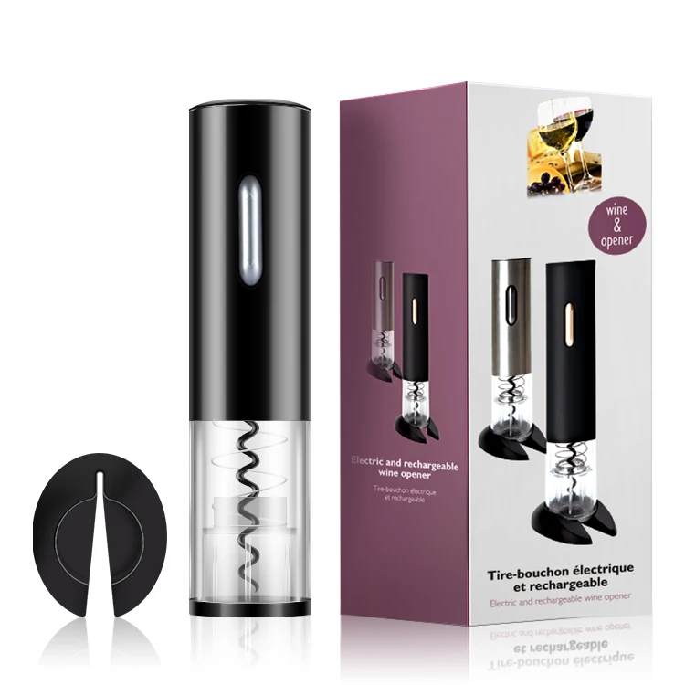 

Amazon bestsellers plastic automatic wine opener electric wine bottle opener, Black