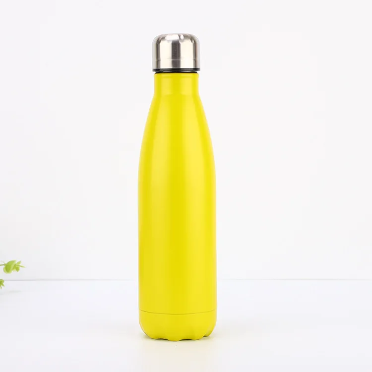 

cola shaped thermos bottle stainless steel water bottlrs double wall thermos bottle, Customized color