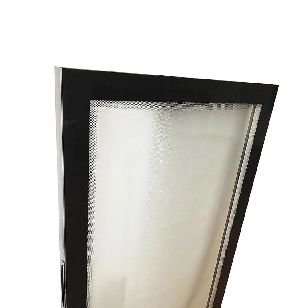 
Mini Black PVC Frame Silk Screen Printing Glass for Wine Cooler 