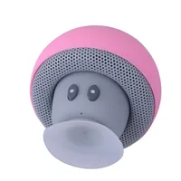 

Cartoon Mushroom Wireless altavoz Bluetooth speaker waterproof sucker mini bluetooth speaker audio outdoor portable Bracket