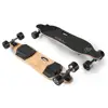 Longboard 90mm 82A soft PU wheels Bamboo and Canadian maple deck dual hub motor 500w electric skateboard
