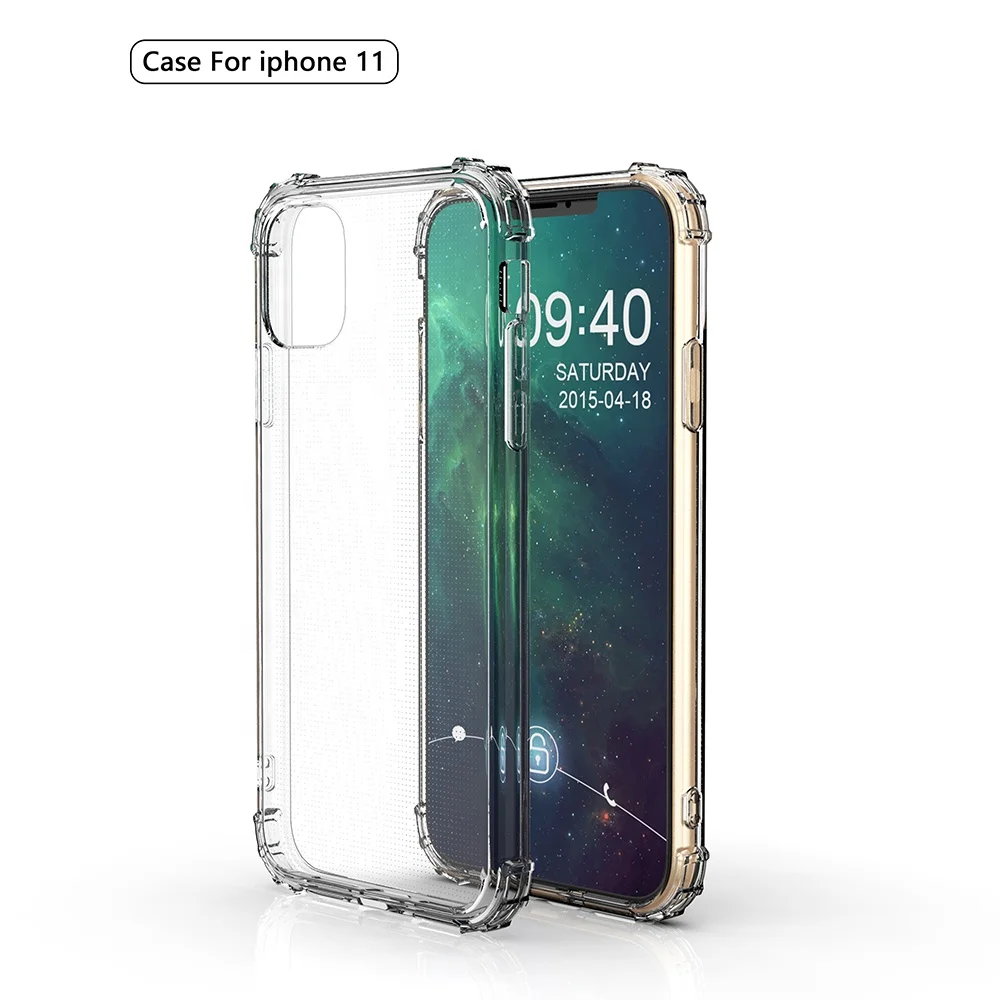 

360 Degree protective Shock Proof Case Military Grade TPU Clear Phone Case for Iphone 9 SE2020 11/11pro/11pro max, Multi-color, can be customized