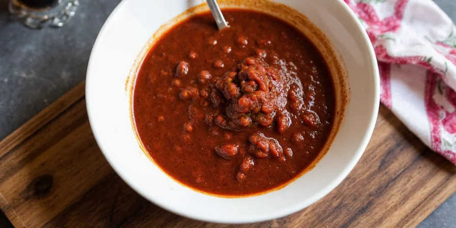 Step-by-step mole cooking process