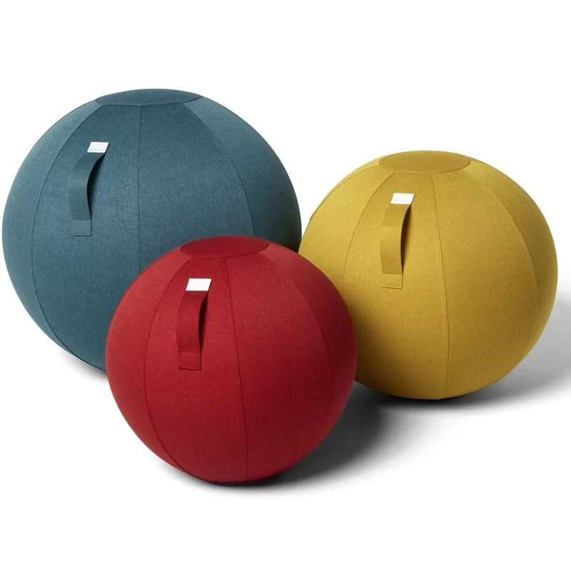 

2021 New Sports Yoga Balls with Handle Cover, 7 colors