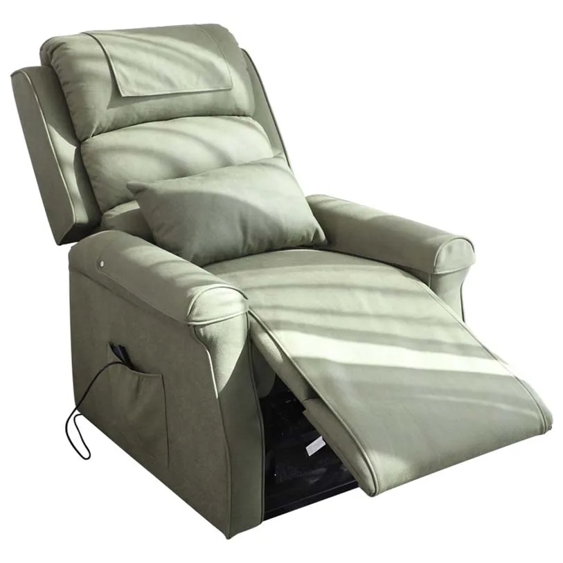 

High quality custom power real leather golden technologies sleeper recliner and lift chair, Blue/gray/brown/light brown/sage