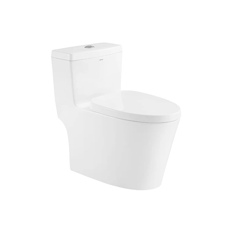 White color sanitary ware toilet in bathroom
