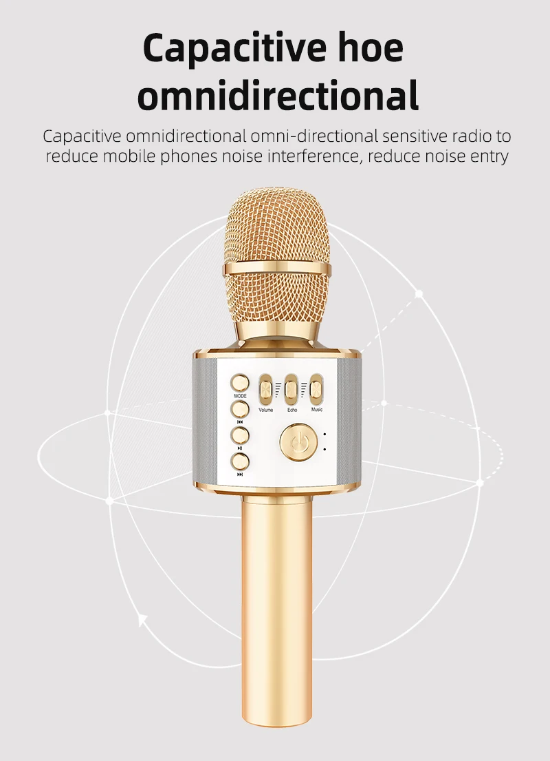 2020 best music mini blue tooth portable karaoke wireless bluetooth speaker with microphone - ANKUX.COM