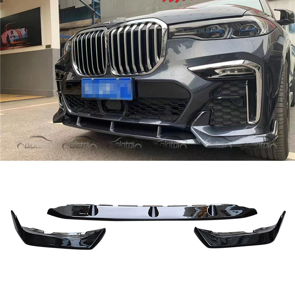 

Car ABS Front Bumper Lip Chin Side Splitter Spoiler for BMW X7 G07 Body Kit 2019+