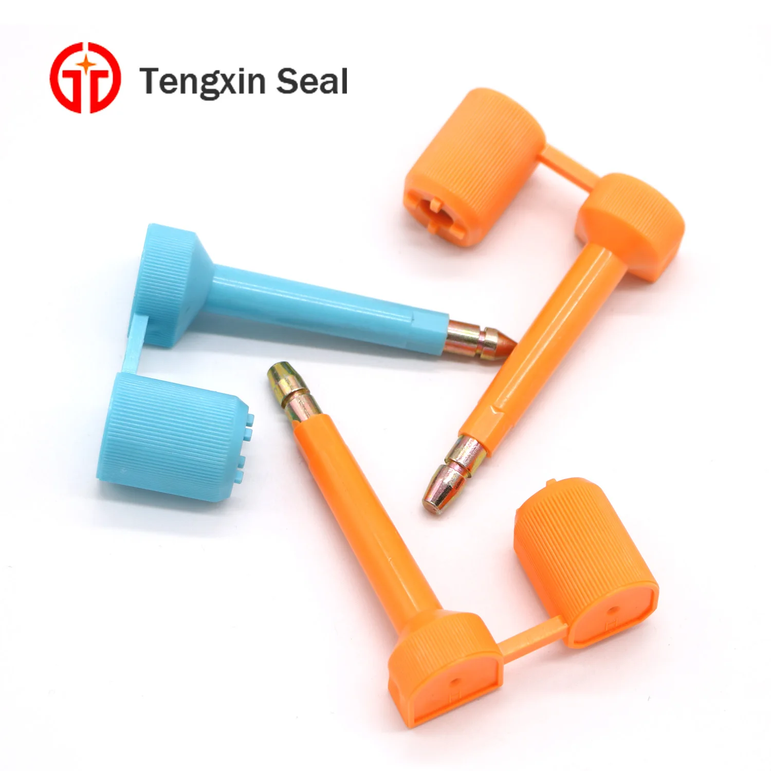 

TX-BS303 bolt seal with logo and serial numbers cargo bolt seal