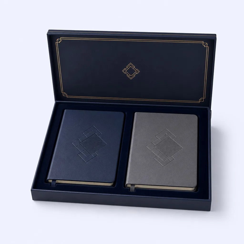 Corporate Milestone Notebook - Dual Volume Presentation Set