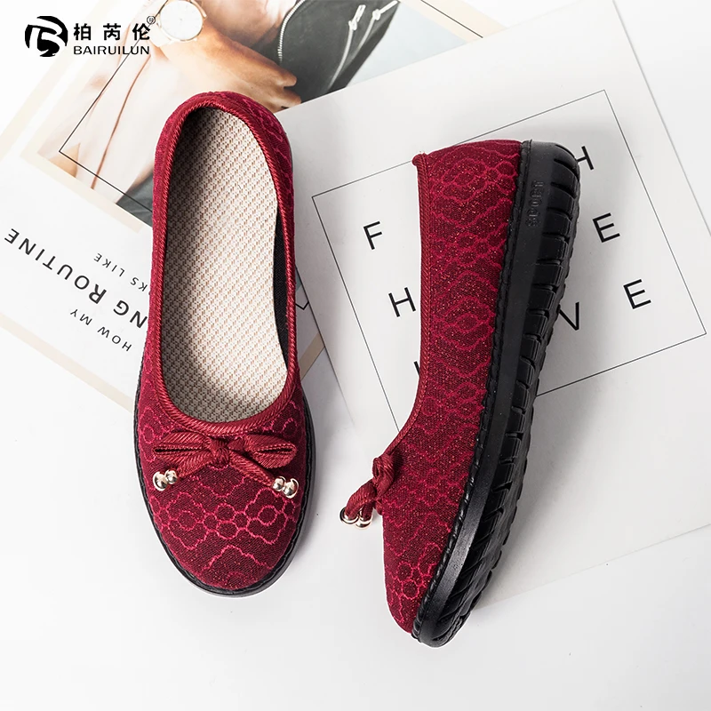 

Fashion wanita sepatu kasual Sepatu pedal ringan Sepatu wanita cantik