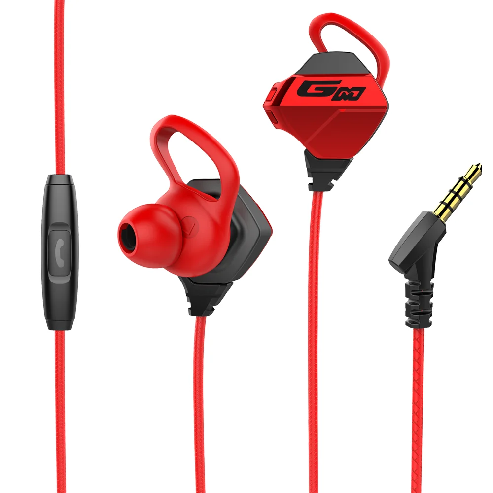 

E-sports Game In-Ear Headphones Earpiece With Microphone Games Headphones Headset 3.5 M kulaklik For PC and Mobile