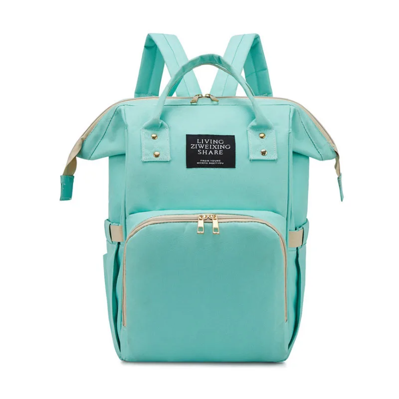 

Wholesale High Capacity 20-35L Turquoise Lequeen Waterproof mommy Diaper Bags