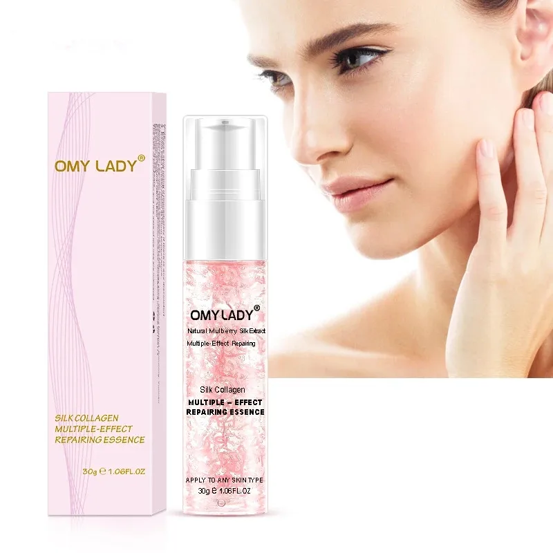 

Pravite Label Silk Collagen Face Serum Tightening Repair Skin Care Serum