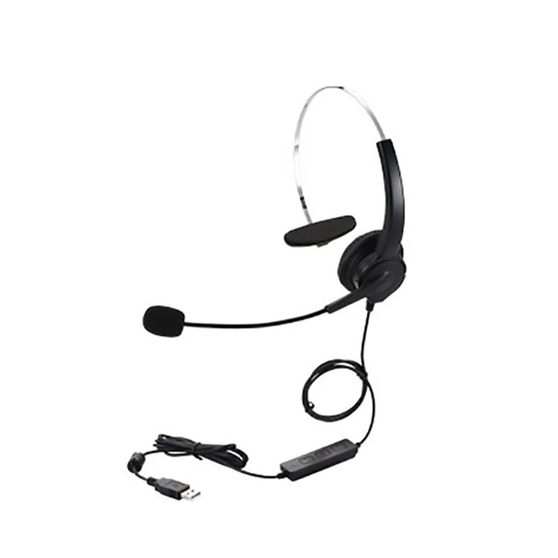 

2021 most popular OEM call center headset anti-noise headsetwired headphon