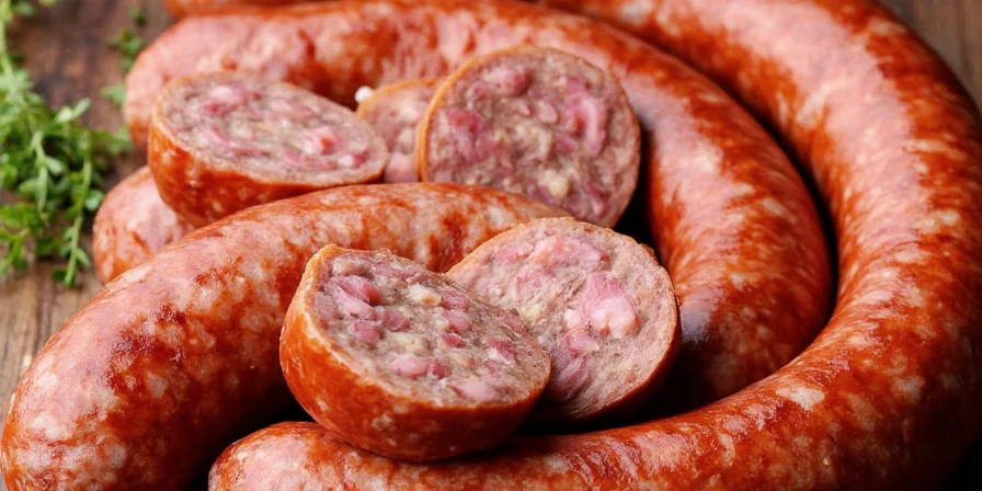Grilled Italian sausages on a bun