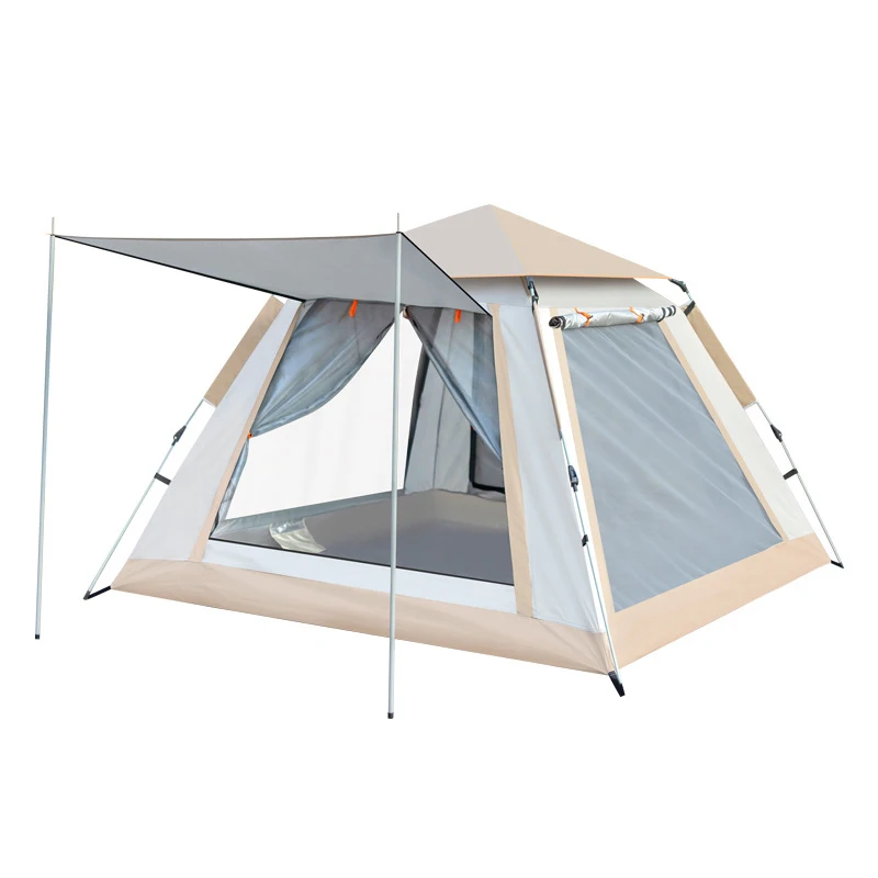 

4 People Quick Automatic Opening Foldable tents camping outdoor insulated shelter tent