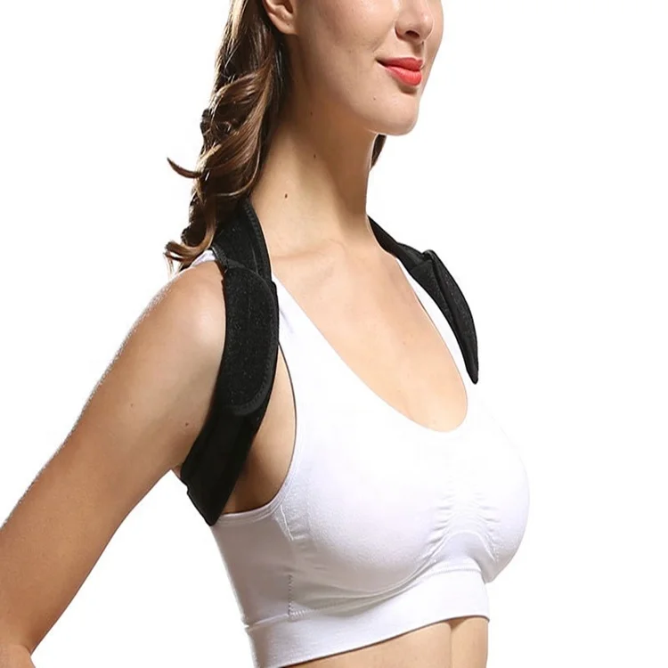 

Best selling elastic back braces posture correction belt support for body healthy, Black back support belt