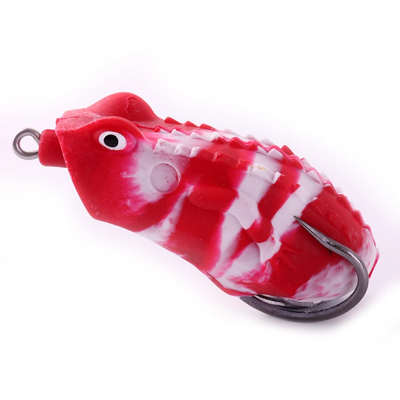 

Mini High Quality Realistic fishing lures sprinker frog red color jump frog lure filipino hand made oem frog fishing lures, Blue red green white black