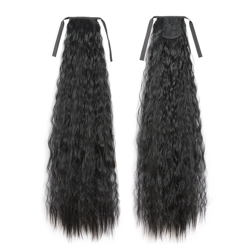 Wig Ponytail Corn Whisker Ponytail Wig Piece Women's High Temperature Silk Stretch Lace Intranet Ponytail