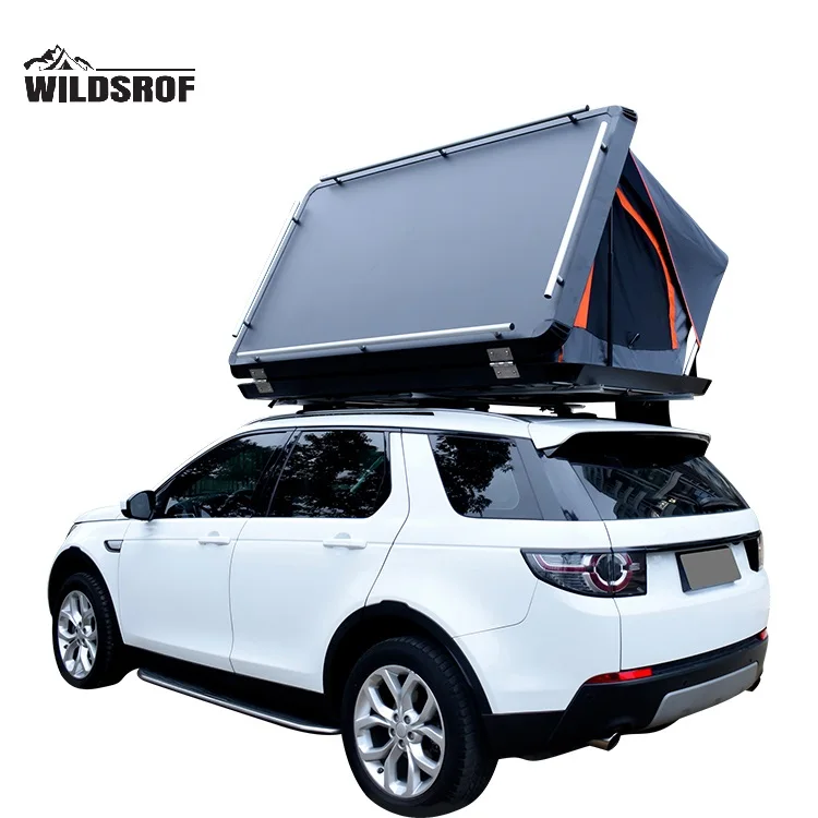 

WILDSROF automatic outdoor 4x4 tent aluminum waterproof canvas aluminum hardshell roof top tent