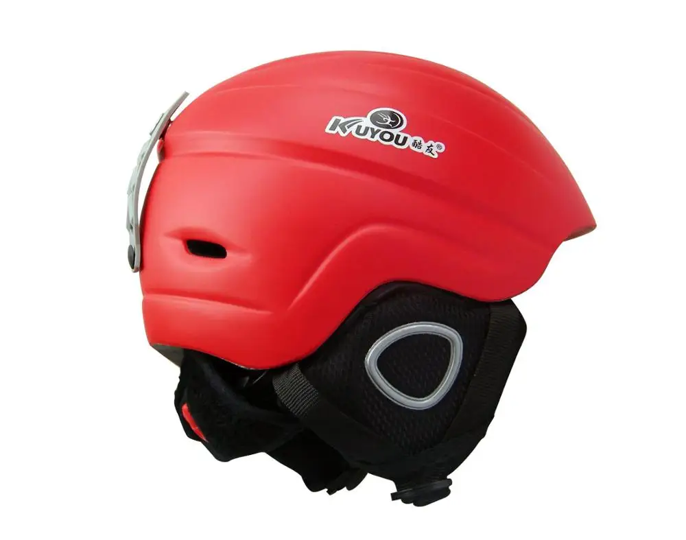 
Customized Snowboard Ice Skates Helmet Popular Red Color Snowboard Helmet 