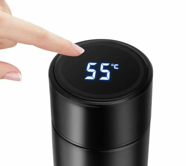 Stainless steel Vacuum insulated intelligent leak proof smart thermal  water bottle with bluetooth led temperature sport flask