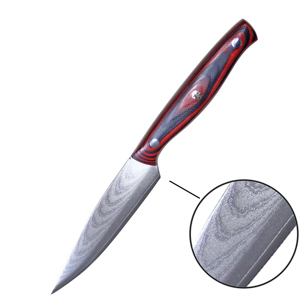 

Classic Kitchen Set Damascus Steel 67 Layers Full-tang Utility Knife