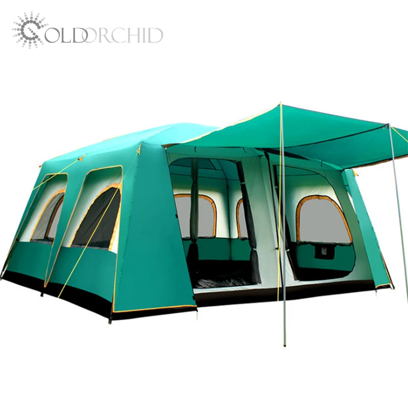 

Best selling 8-12 persons luxury large waterproof outdoor camping tents for sale