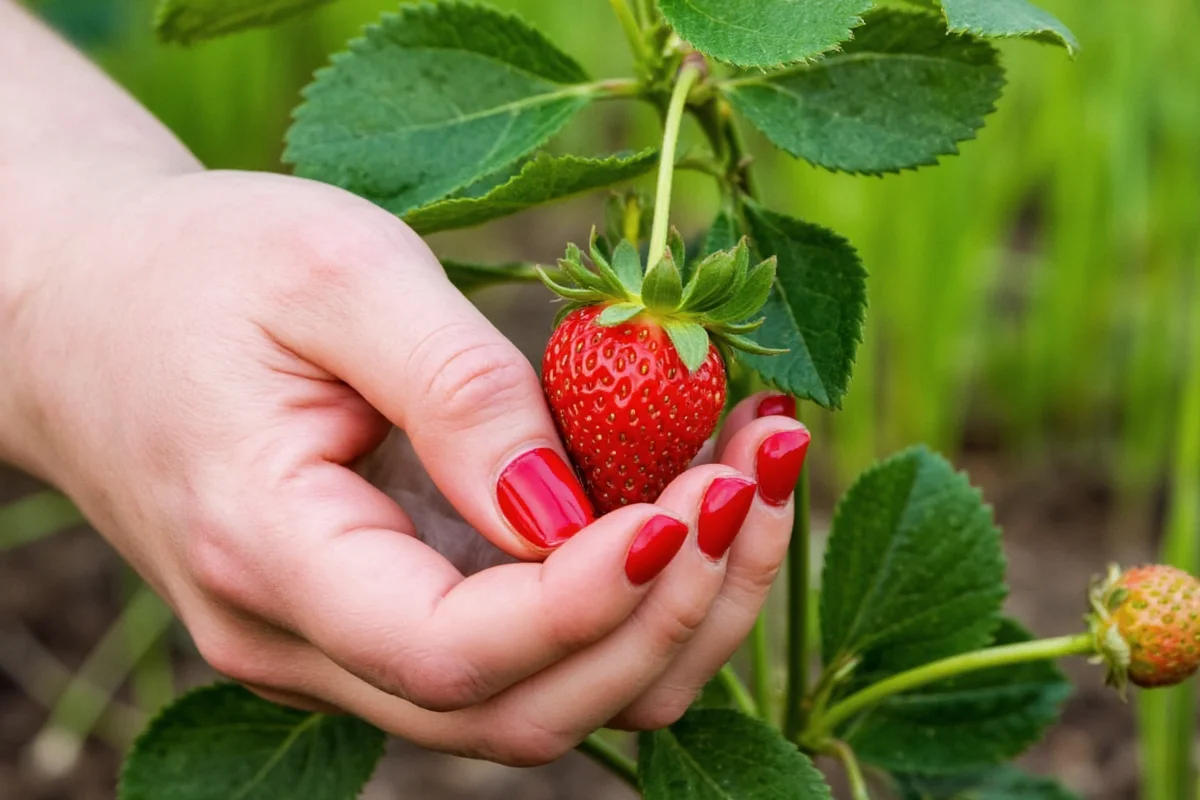 how to plant strawberries bare root