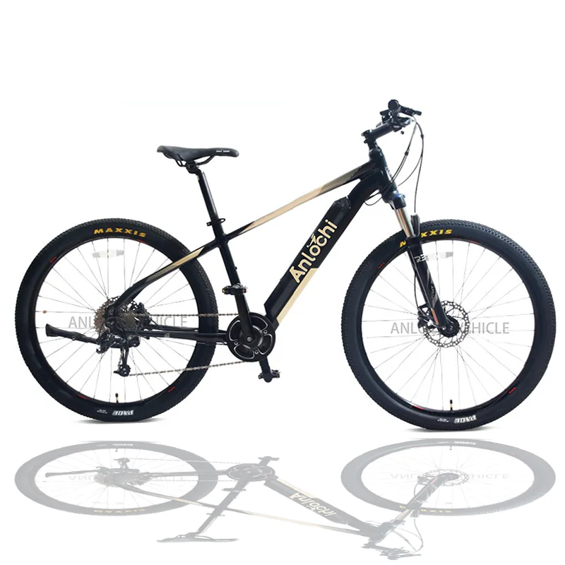 

ANLOCHI Wholesales high quality 27.5inch 36V mens electric bike mid drive bicycle mountain bike for sale