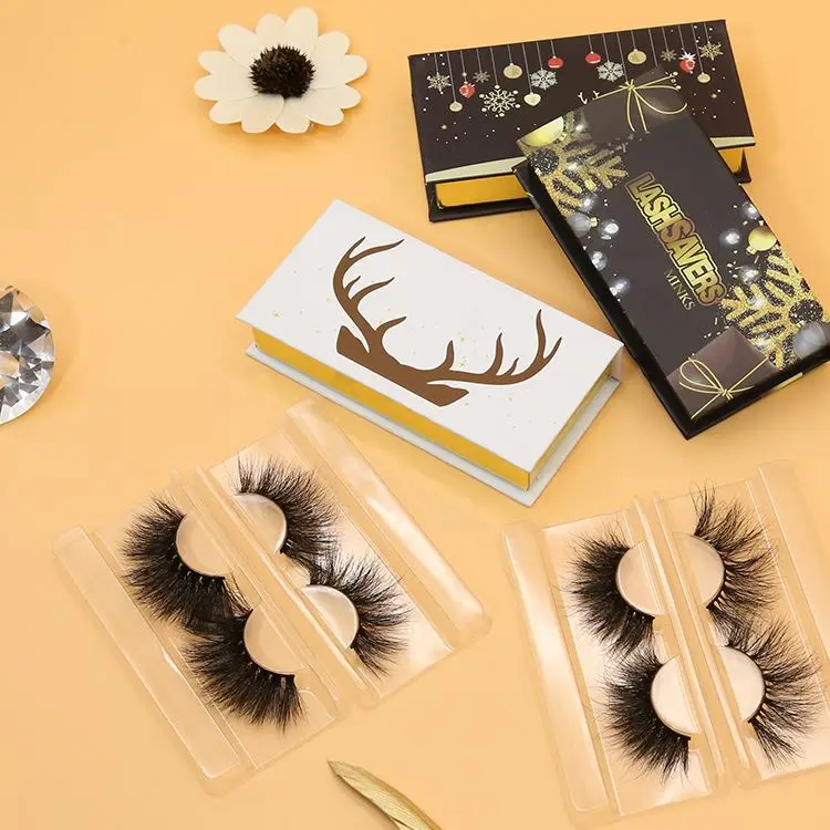 

Private Label Natural Bottom Lashes Fluffy Mink Eyelash Packaging Box Cruelty Free 3d Mink Eyelashes Strip, Natural black or colorful