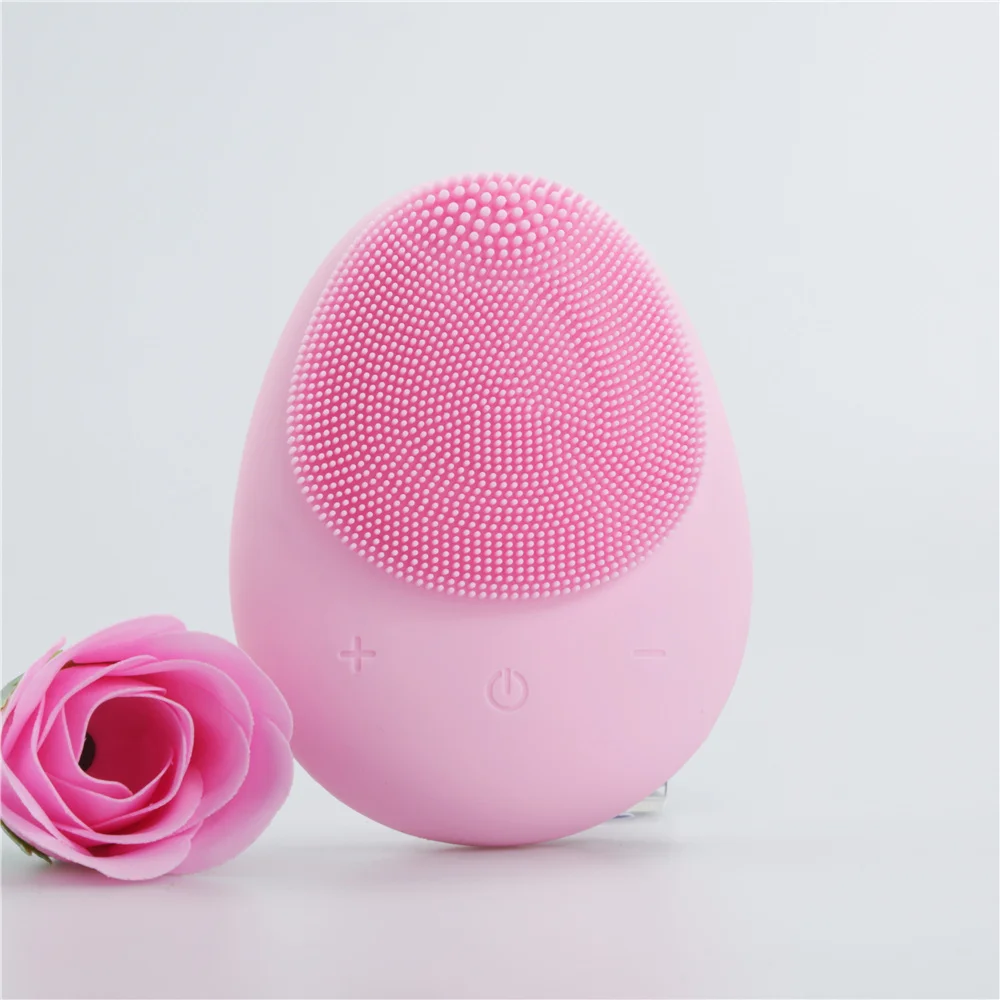 

Silicone cleansing april skin facial face electric brush