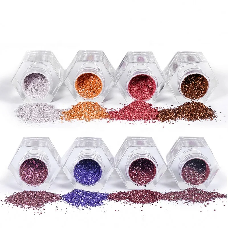 

Ucanbe 8 Color Pigment Eyeshadow Powder Loose Glitter Eyeshadow Pigment Loose Pigment Eyeshadow, 8 colors