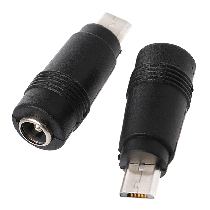

DC 5.5 * 2.1mm Female To Micro USB Male Jack Micro 5Pin DC Power Charger Adapter Converter Connector For Laptop/Tablet