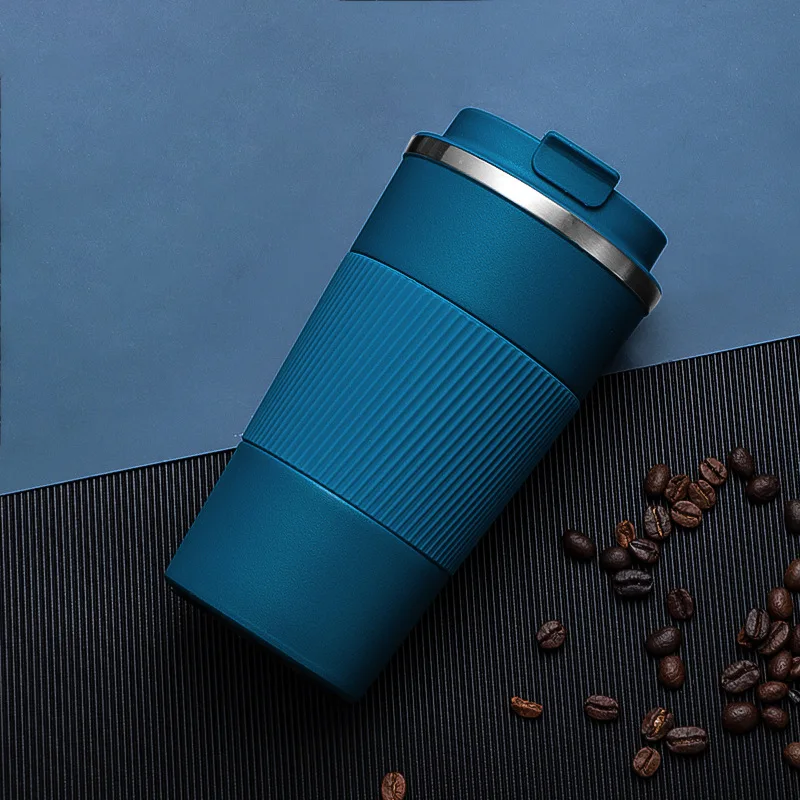 

Latest style wholesale sports bottle large capacity milk tea cup stainless steel tumbler for hotels with exquisite package, Blue,white,black,red,green