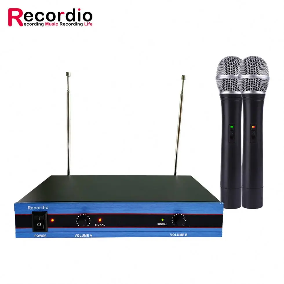 

GAW-V744 New Design Wireless Microphone Handheld With Great Price, Silver&black