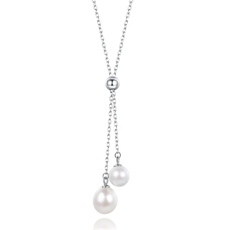 

Dropshipping Simple Style Beautiful Customised Personalized Silver Jewelry 925 Sterling Necklace