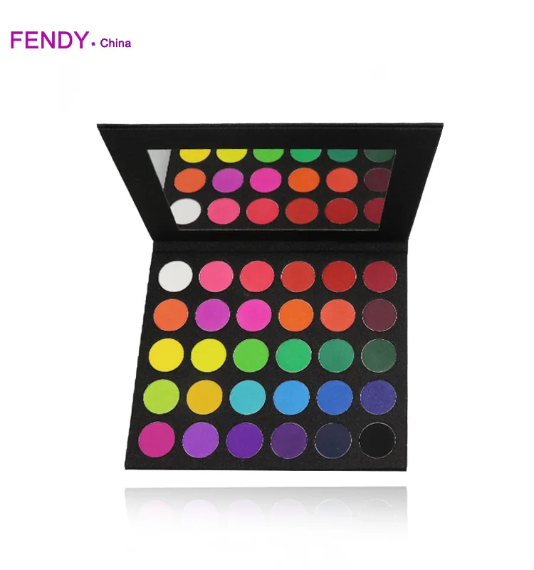 

Make Your Own Brand 30 Colors Matte Eyeshadow Black Glitter EyeShadow Palette, Multi colors