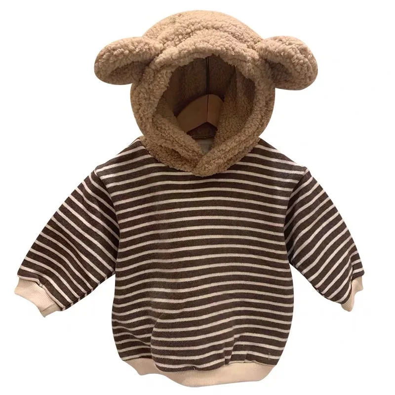 

Children's Winter Clothing Wool Sweater Coat Warm Children's Hooded Wool Padded Coat