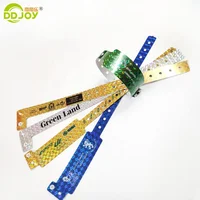 

Customized ID holographic plastic bracelets for event party festival club etc all occasions