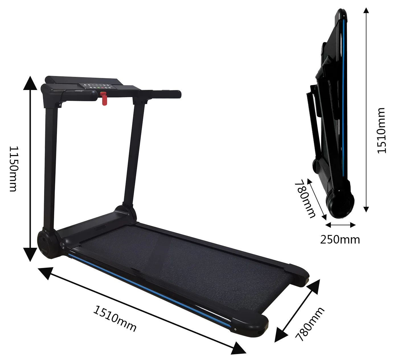 

Home use Gym fitness exercise running machine foldable treadmill sports motorized treadmill