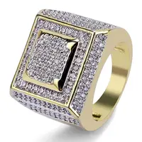 

Hot Items Fashion Jewelry Gold Plated Men Jewelry Mens Gold Rings For Men Gifts