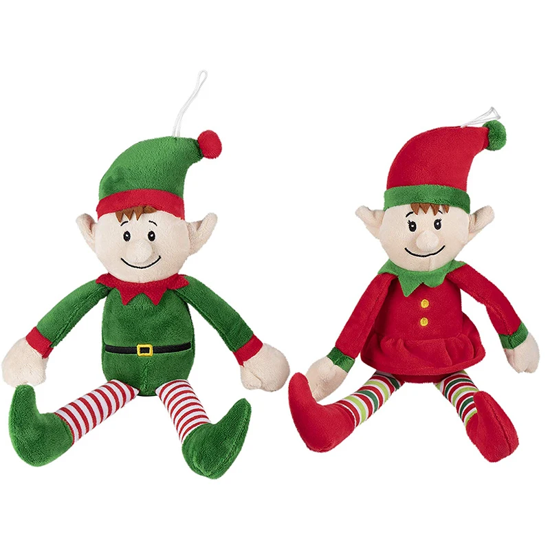 Christmas Decoration Custom Plush Elves Toys Christmas Plush Elf Doll ...