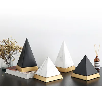 

Home decoration porch light luxury living room design decorative pyramid, As photo