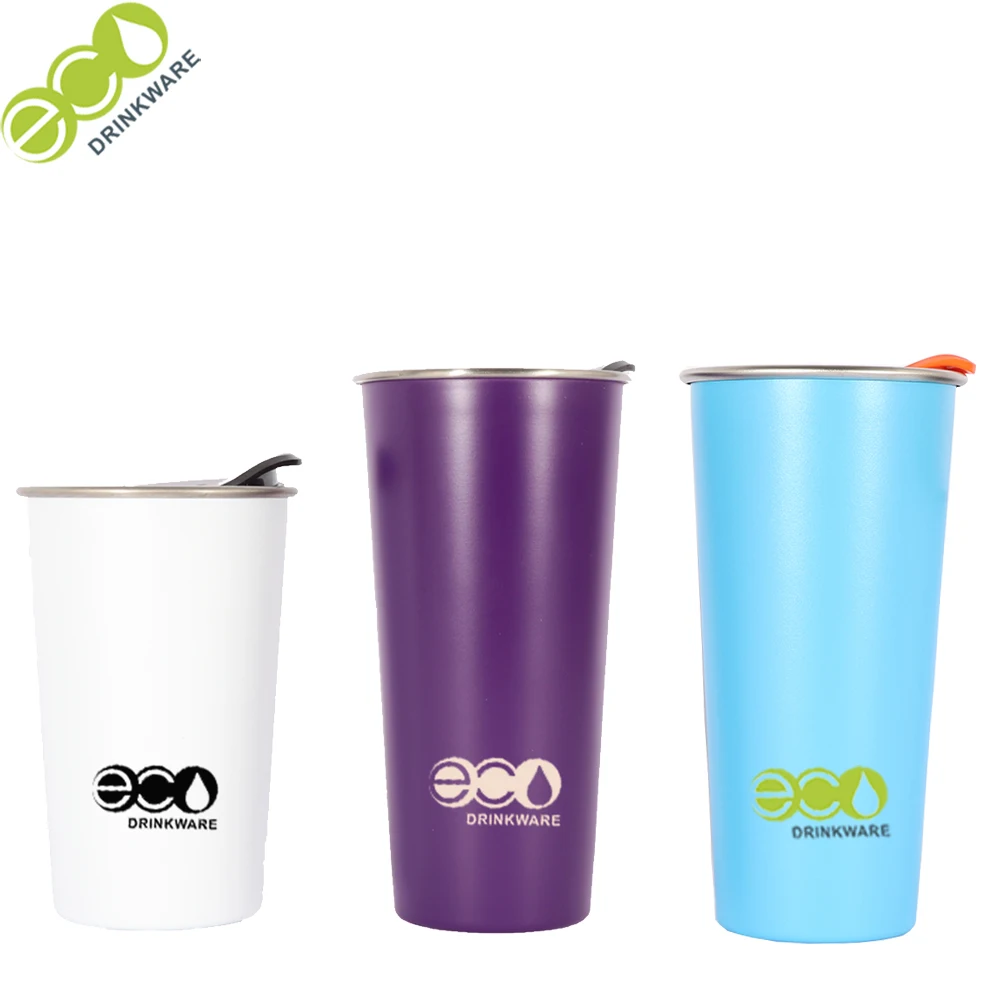 GV052 500ML eco friendly reusable tea tumbler espresso stainless steel cups in bulk coffee tumbler vacuum custom cup wholesale