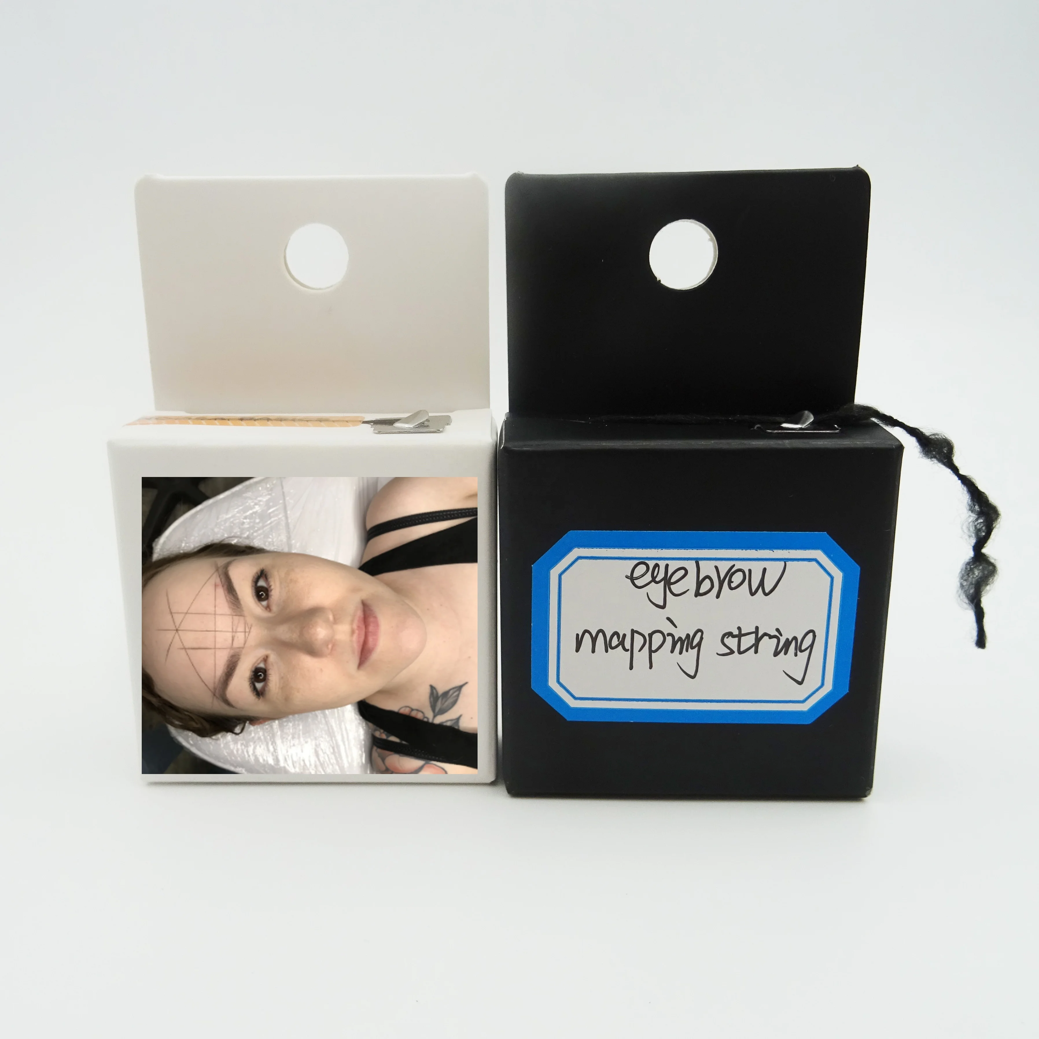 

2020 New Eyebrow Mapping String in Black Charcoal with OEM Logo, Customized