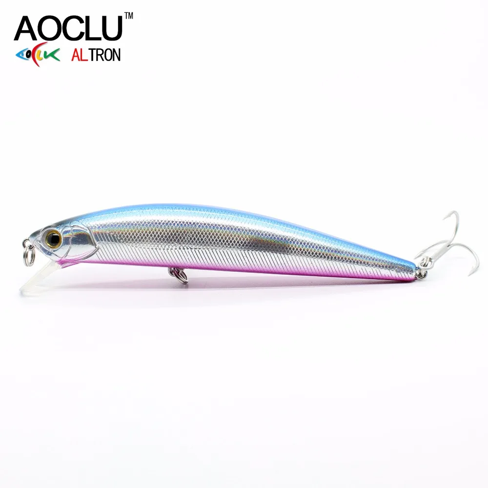 

AOCLU Ideal Weight Wobblers 11cm 23g Hard Bait Minnow Crank Fishing Lures For Bass Fresh Salt Water Fishing With VMC Hooks, 6 colors